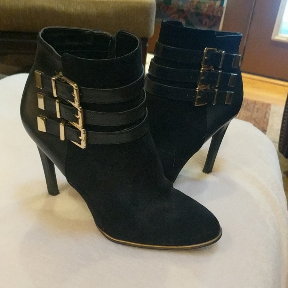 Sam & Libby Black Boots, worn once